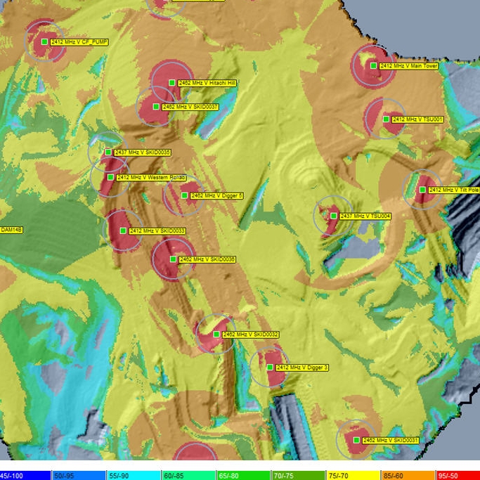 RF Survey Output Map